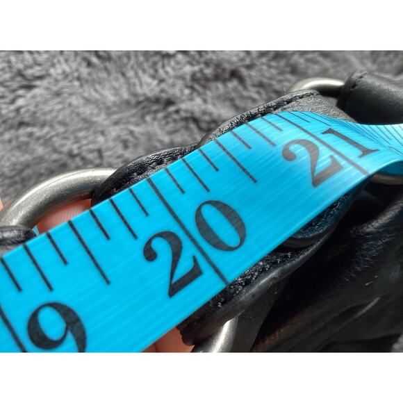 Simply Vera Vera Wang Faux Leather Pleated Shoulder Handbag Hobo Bag Black - Picture 7 of 8